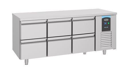Combisteel 700 Refrigerated Counter 6 Drawers - 7489.5545 Counter Fridges With Drawers Combisteel   