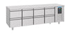 Combisteel 700 Refrigerated Counter 8 Drawers - 7489.5550 Counter Fridges With Drawers Combisteel   