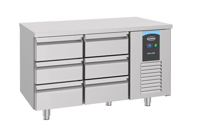 Combisteel 700 Refrigerated Counter 6 Drawers - 7489.5575 Counter Fridges With Drawers Combisteel   