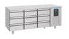 Combisteel 700 Refrigerated Counter 9 Drawers - 7489.5580 Counter Fridges With Drawers Combisteel   