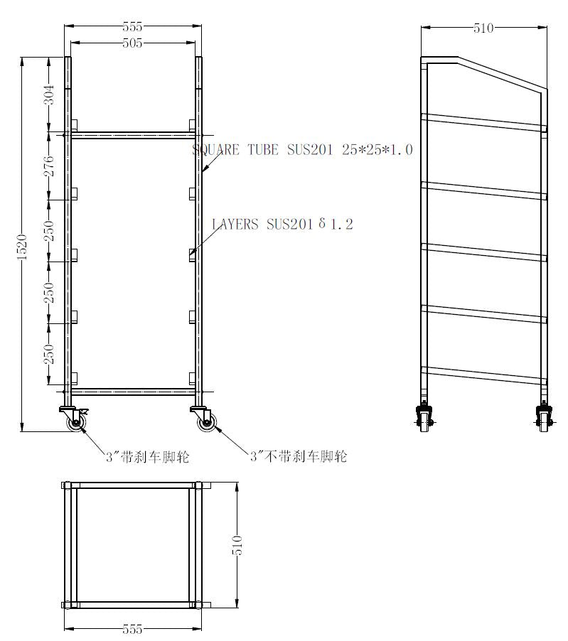 Combisteel Basket Trolley 500X500 - 7490.0270 Clearing Trolleys Combisteel   