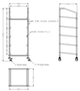 Combisteel Basket Trolley 500X500 - 7490.0270 Clearing Trolleys Combisteel   