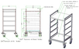 Combisteel Basket Trolley 500X500 - 7490.0272 Clearing Trolleys Combisteel   