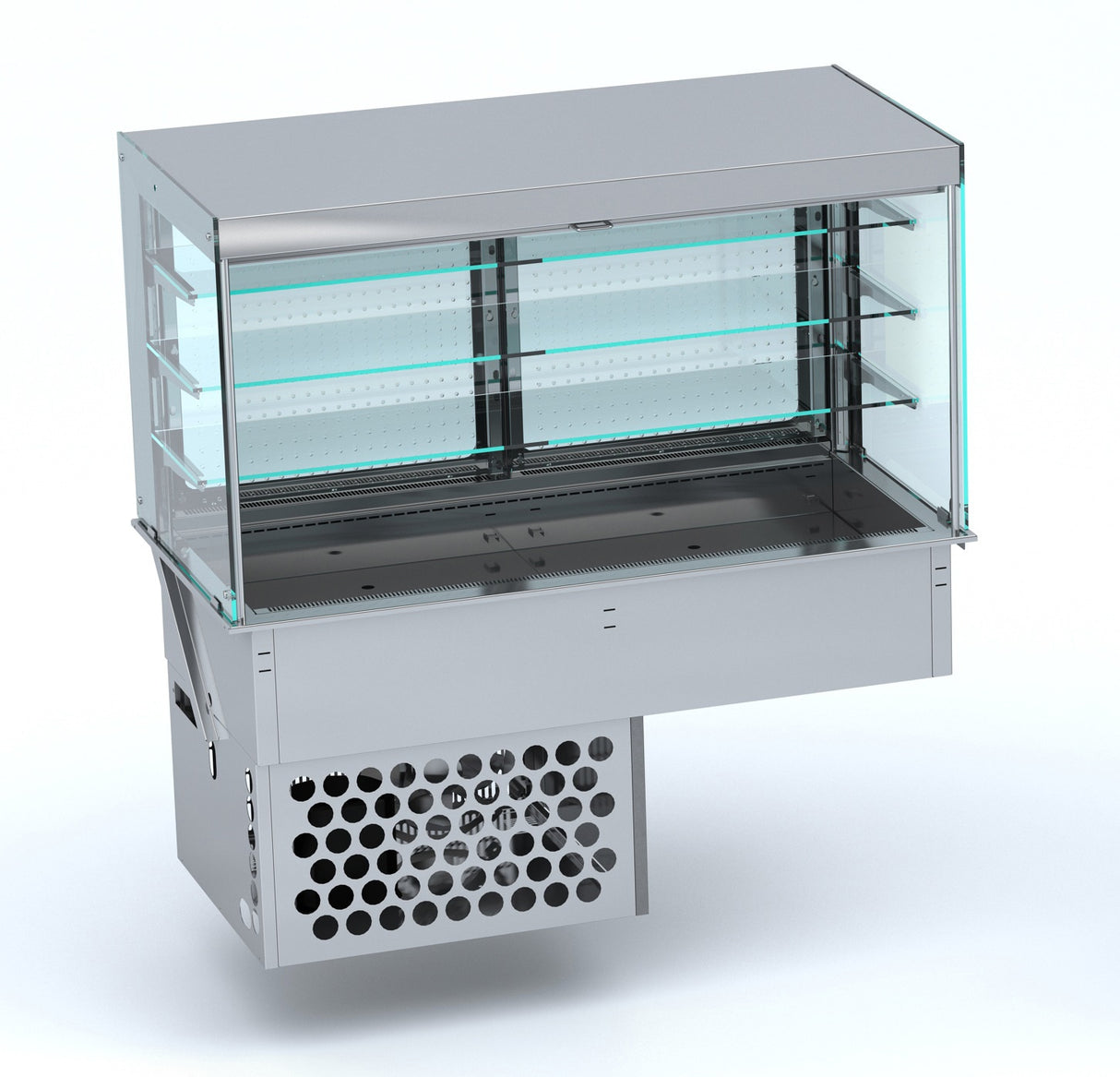 Combisteel Drop-In Cubic Refrigerated Display - Roll-Up 3/1 - 7495.0135 Combisteel Accessories & Spare Parts Combisteel   