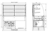 Combisteel Drop-In Curved Refrigerated Display - Closed 3/1 - 7495.0195 Combisteel Accessories & Spare Parts Combisteel   
