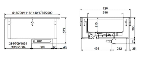 Combisteel Drop-In Bain-Marie Unit Hot Air 5/1 - 7495.0280 Combisteel Accessories & Spare Parts Combisteel   