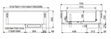 Combisteel Drop-In Bain-Marie Unit 5/1 - Manual Water Filling - 7495.0325 Combisteel Accessories & Spare Parts Combisteel   