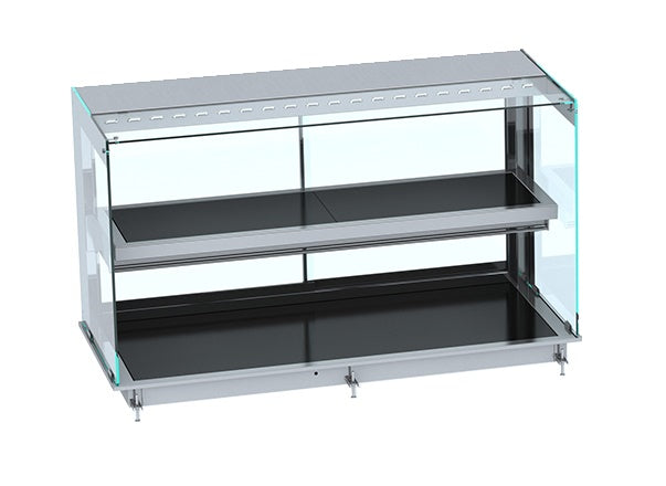 Combisteel Drop-In Cubic Heated Ceramic Display - Black 4/1 - 7495.0335 Combisteel Accessories & Spare Parts Combisteel   