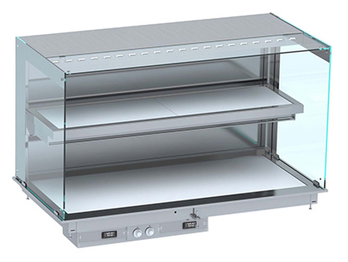 Combisteel Drop-In Cubic Heated Ceramic Display Wall Model - White 3/1 - 7495.0375 Combisteel Accessories & Spare Parts Combisteel   