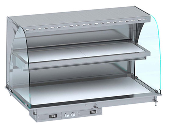 Combisteel Drop-In Curved Heated Ceramic Display Wall Model - White 4/1 - 7495.0440 Combisteel Accessories & Spare Parts Combisteel   