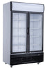 Combisteel Refrigerator 2 Glass Doors 1000L - 7527.0105 Upright Glass Door Fridges Combisteel   