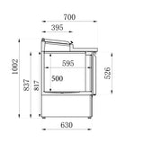 Combisteel Saladette 3 Doors - 7950.0100 Saladette Counters Combisteel   