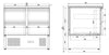 Combisteel Refrigerated Counter 4 Drawers - 7950.0110 Counter Fridges With Drawers Combisteel   