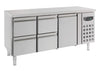 Combisteel 700 Refrigerated Counter 1 Door And 4 Drawers - 7950.0215 Counter Fridges With Drawers Combisteel   
