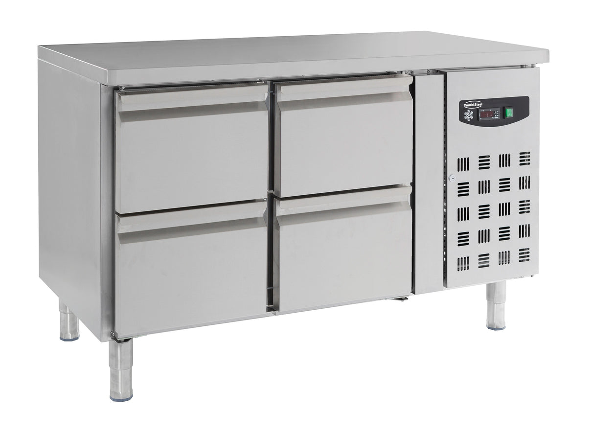 Combisteel 700 Refrigerated Counter 4 Drawers - 7950.0225 Counter Fridges With Drawers Combisteel   