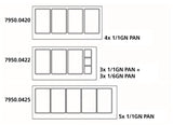 Combisteel Refrigerated Bakery Counter With Glass Cover 2 Doors  4X 1/1 GN Container - 7950.0420 Refrigerated Counters - Double Door Combisteel   