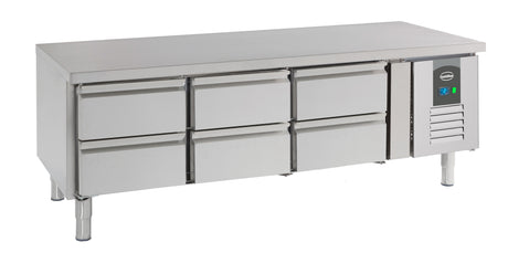 Combisteel Refrigerated Counter 650 Low Height 6 Drawers | 7950.0450 Counter Fridges With Drawers Combisteel