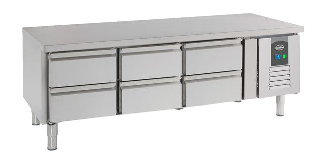 Combisteel Refrigerated Counter 650 Low Height 6 Drawers | 7950.0450 Counter Fridges With Drawers Combisteel