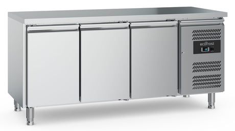 Combisteel Ecofrost 3 Triple Door Stainless Steel Counter Fridge 417Ltr - 7950.5040 Refrigerated Counters - Triple Door Combisteel