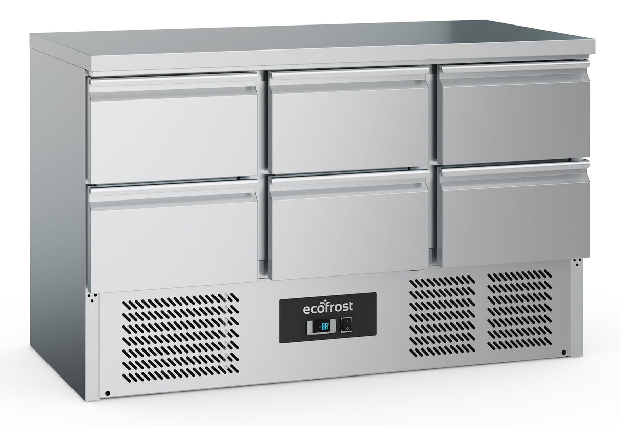 Combisteel Refrigerated Prep Counter With 6 x Drawers - 7950.5085 Counter Fridges With Drawers Combisteel   