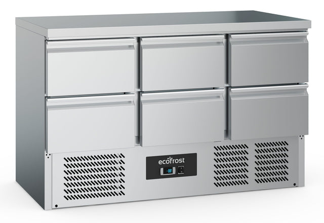 Combisteel Refrigerated Prep Counter With 6 x Drawers - 7950.5085 Counter Fridges With Drawers Combisteel   