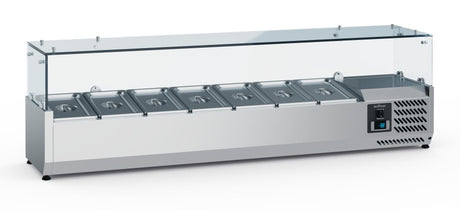 Combisteel Ecofrost Refrigerated Counter Top 1/4 GN x 7 | 7950.5118 VRX Topping Units Combisteel