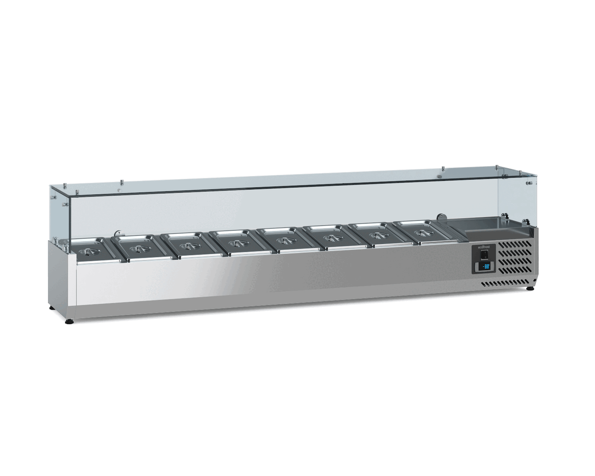 Combisteel Ecofrost Refrigerated Counter Top 1/3 GN x 8 | 7950.5131 VRX Topping Units Combisteel