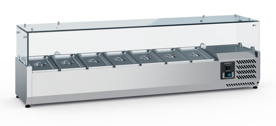 Combisteel Ecofrost Refrigerated Counter Top 1/3 GN x 7 | 7950.5129 VRX Topping Units Combisteel