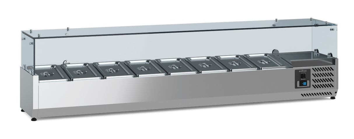 Combisteel Ecofrost Refrigerated Counter Top 1/3 GN x 8 | 7950.5131 VRX Topping Units Combisteel
