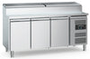 Combisteel Ecofrost Saladette 3 Doors 8x1/3GN Container | 7950.5195 Saladette Counters Combisteel