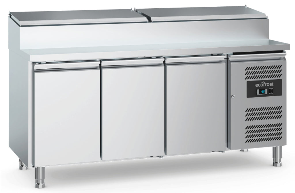 Combisteel Ecofrost Saladette 3 Doors 8x1/3GN Container | 7950.5195 Saladette Counters Combisteel