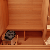 Empire Kove Spruce Barrel Sauna with Front Porch & 6kW Electric Heater | 3–4 Person Outdoor Cabin | KOVE-BAR4 Outdoor Barrel Electric Heated Saunas Kove Designs