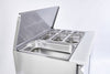 Sterling Pro Cobus 2 Door Prep Counter Fridge Hinged Lid & Chop Board Saladette | SPU200SL Pizza Prep Counters - 2 Door Sterling Pro