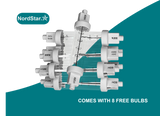 Nordstar Heated Gantry Double Tier Chefs Rack Overshelf 1500mm 6 Quartz Lamp | DTG1500 Heated Gantry Chef's Rack Nordstar