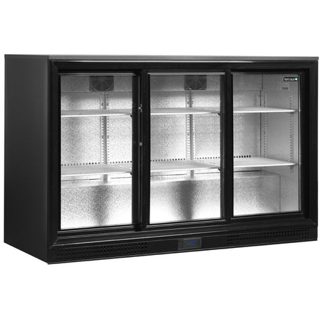 Tefcold Triple Door Bottle Cooler Sliding Doors - DB301S-3 Triple Door Bottle Coolers Tefcold   