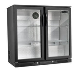 Sterling Pro Black Double Door Hinged Bottle Cooler - SP2HC-BH Double Door Bottle Coolers Sterling Pro