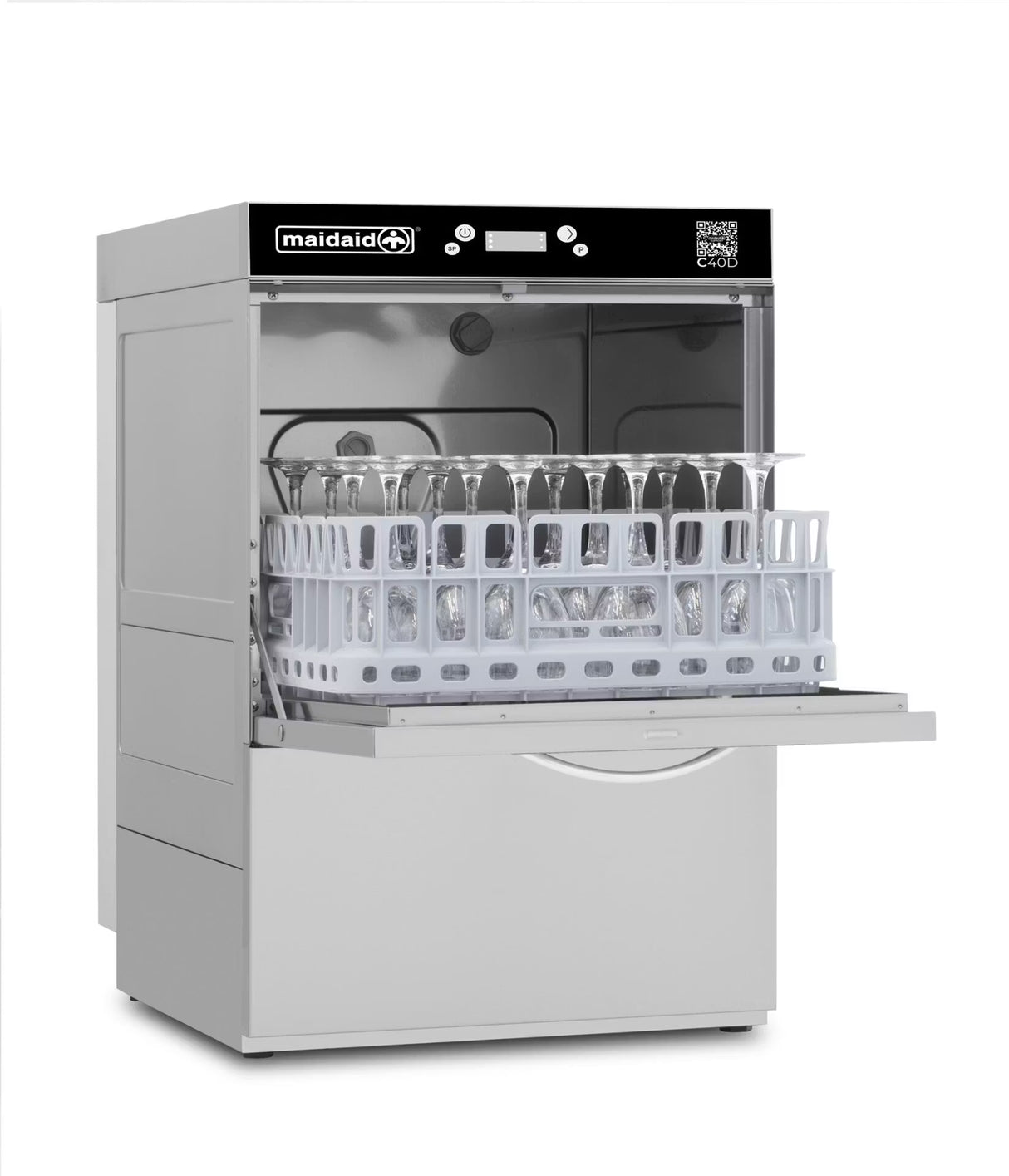 Maidaid Undercounter Glasswasher with Drain Pump | C40D Glasswashers Maidaid Halcyon