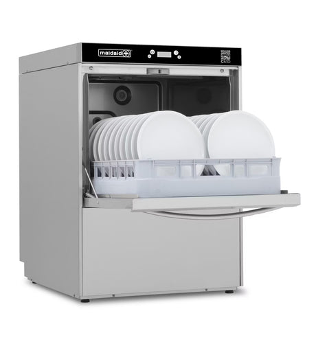 Maidaid 500X600mm Commercial Undercounter Dishwasher with Fitted Drain Pump | C61D Dishwashers Maidaid Halcyon