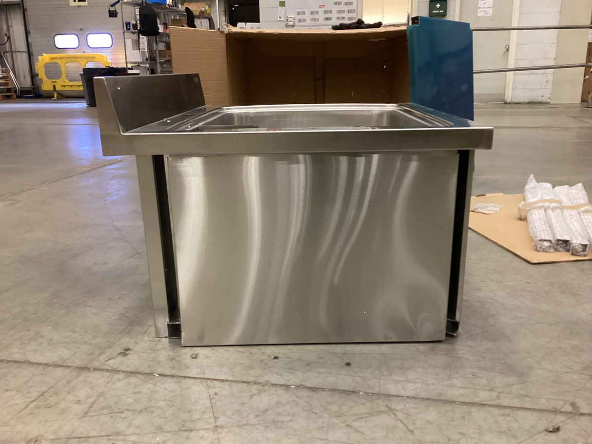 Empire Single Pot Wash Sink – Stainless Steel Catering Sink with Undershelf | PW-800-CB-1 - Graded Item Pot Wash Sinks Empire