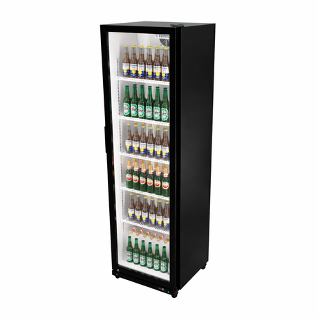 Empire Single Door Upright Display Cooler – Commercial Glass Door Fridge Merchandiser | CL-390 Upright Single Door Bottle Coolers Empire