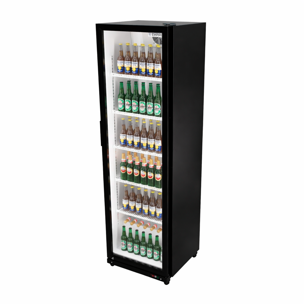 Empire Single Door Upright Display Cooler – Commercial Glass Door Fridge Merchandiser | CL-390 - Graded Item