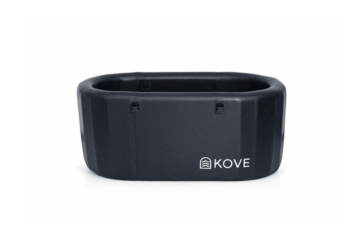KOVE Pro Ice Bath – Compact Reclined Cold Plunge (Chiller Compatible) Black Ice Baths & Cold Plunges Kove Designs