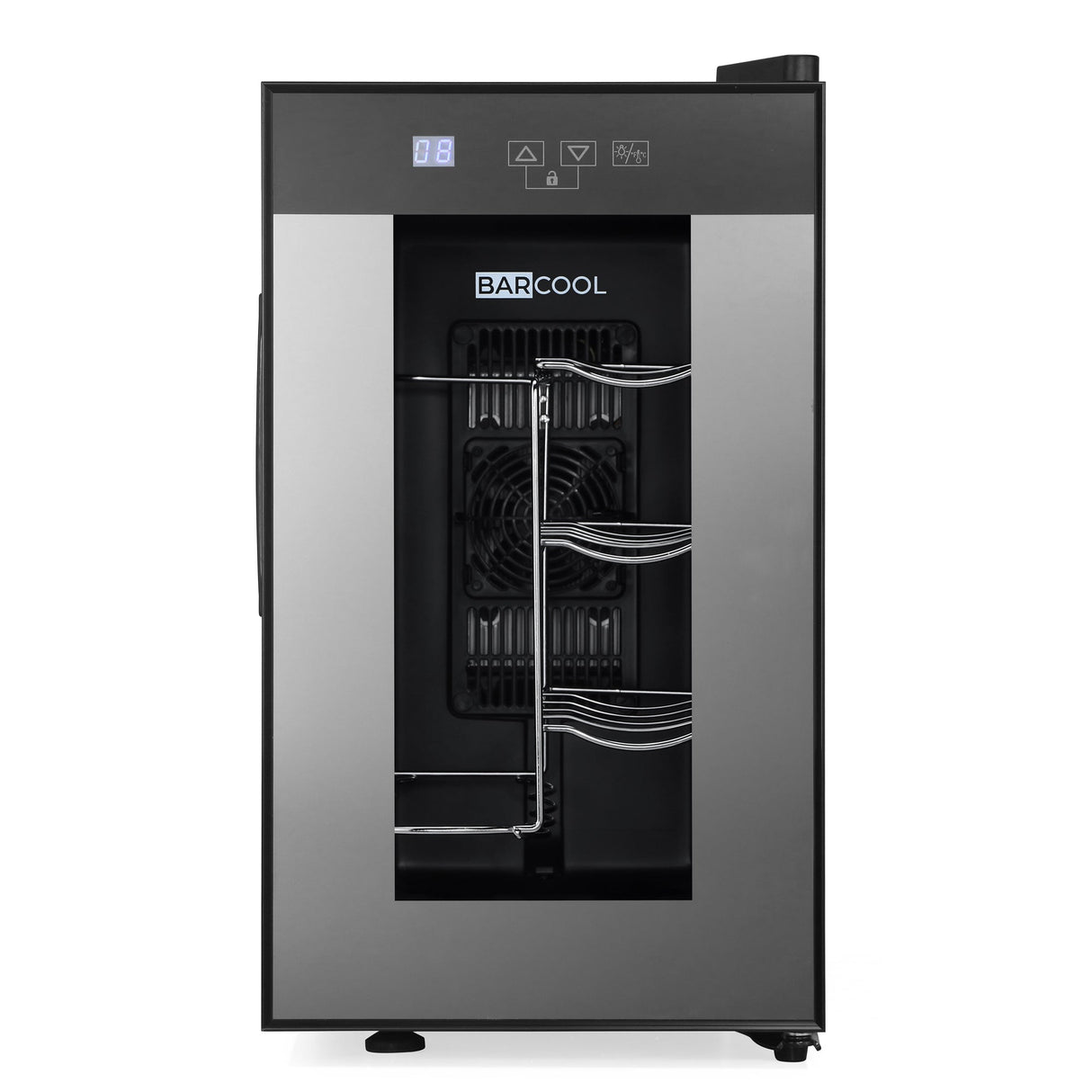 Barcool Vino8 LED Wine Cooler Countertop Drinks Display Fridge 8 Bottle Capacity
