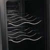 Barcool Vino6 LED Wine Cooler Compact Countertop Drinks Display Fridge 6 Bottle Capacity