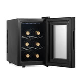 Barcool Vino6 LED Wine Cooler Compact Countertop Drinks Display Fridge 6 Bottle Capacity