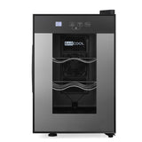 Barcool Vino6 LED Wine Cooler Compact Countertop Drinks Display Fridge 6 Bottle Capacity