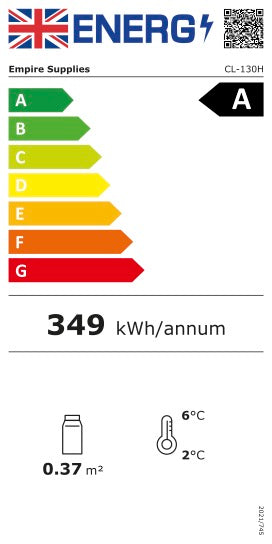Empire Single Door 138L Bottle Cooler – Hinged Door Commercial Back Bar Fridge | CL-130H Single Door Bottle Coolers Empire