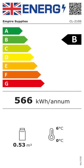Empire Double Door 208L Bottle Cooler – Sliding Door Commercial Back Bar Fridge | CL-210S Double Door Bottle Coolers Empire