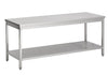 Combisteel Low Height Stainless Steel Centre Worktable 1600mm Wide - 7333.1520 Stainless Steel Centre Tables Combisteel   