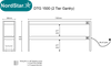 Nordstar Heated Gantry Double Tier Chefs Rack Overshelf 1500mm 6 Quartz Lamp | DTG1500 Heated Gantry Chef's Rack Nordstar